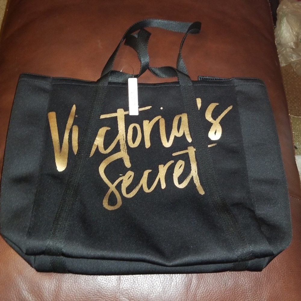 Victoria's secret black insulated carryall